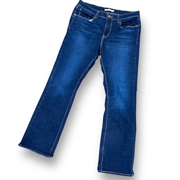 Levi’s Jeans SIZE 12 M Classic Bootcut Dark Wash Cotton Blend Denim - Picture 13 of 13